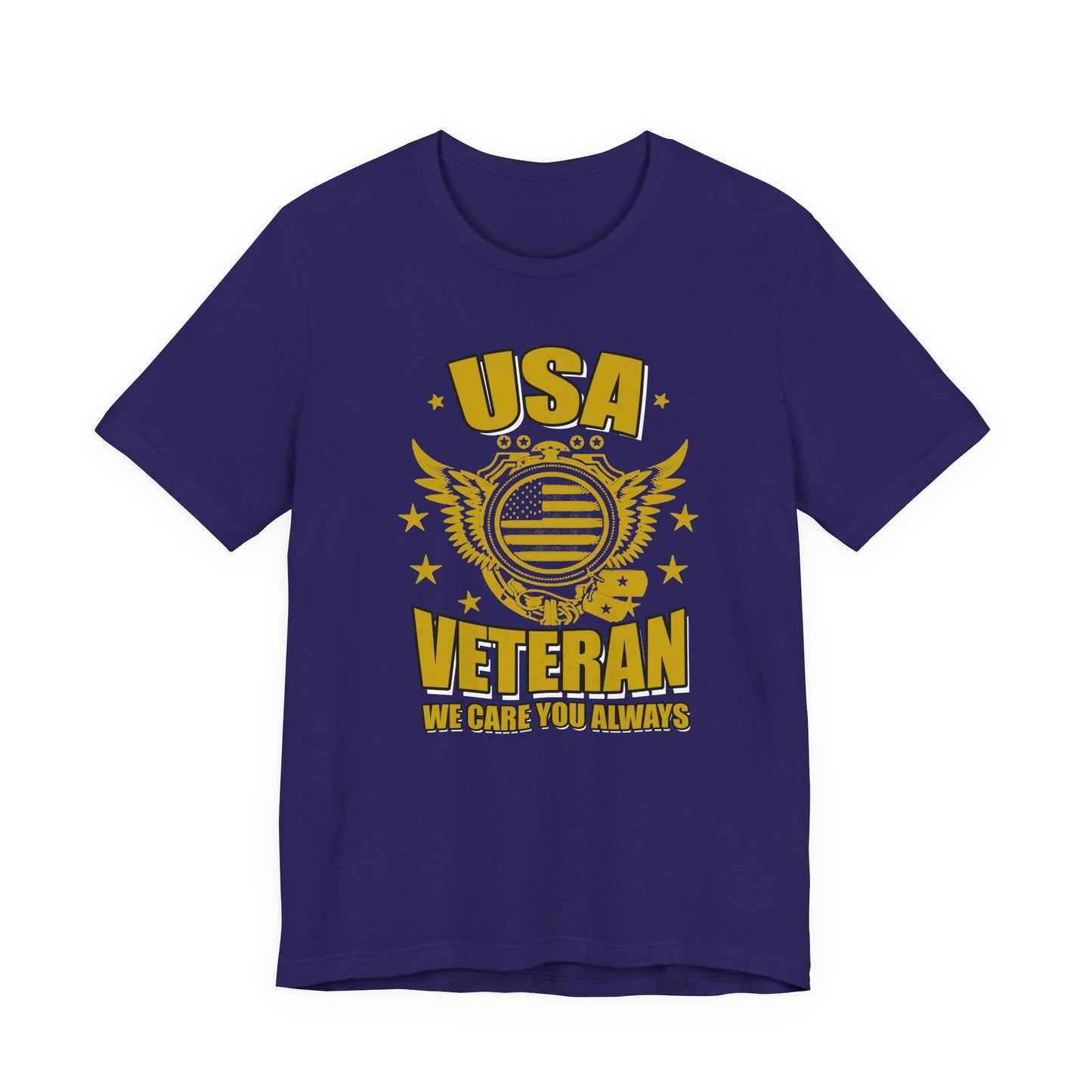 Army Veteran Patriotic Graphic Design Unisex Cotton T-Shirt v59