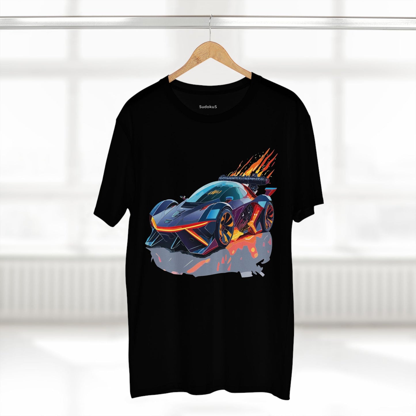 Car Graphic Unisex 100 Cotton Staple Tee 19