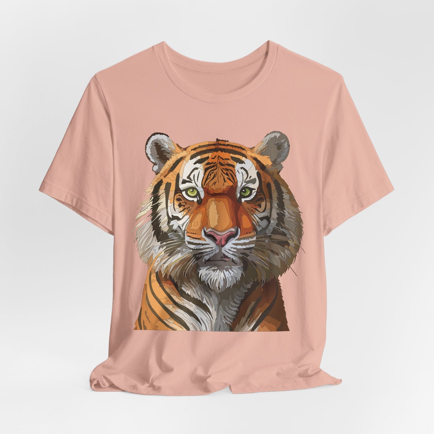Unisex Animal Art Design Tee Shirt Wild Animals Graphic Tee Softstyle Gildan 64000