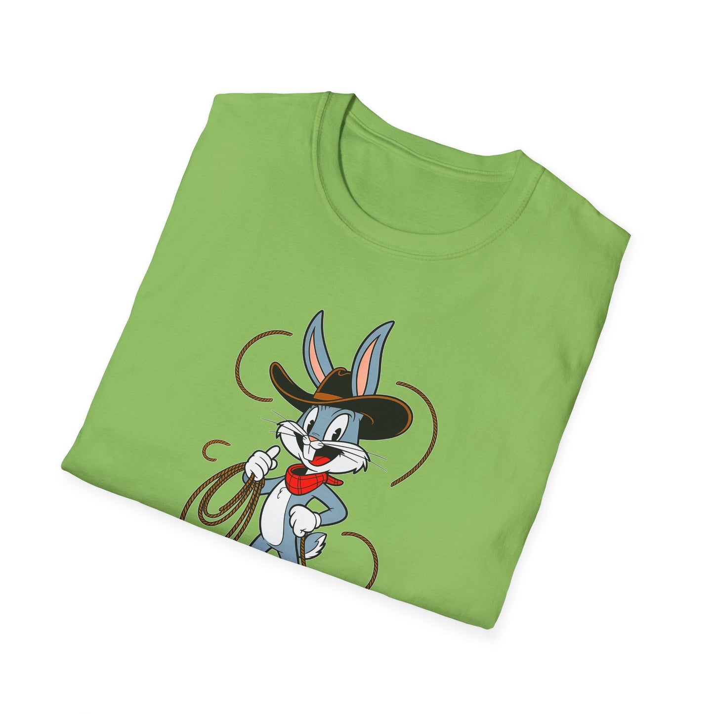 Cartoon Bunny Graphic Unisex Cotton Animal Animation Artwork Design Tee 37