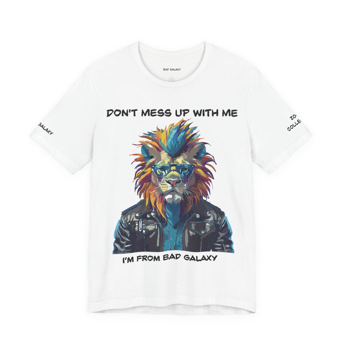 Animal Graphic Unisex Cotton Bella+Canvas Tee with Art Design b12