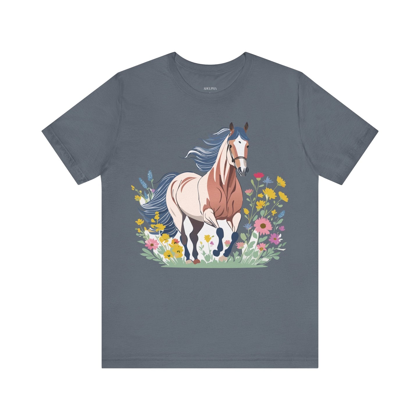 Horse Graphic Unisex 100 Cotton Vintage Animal Art T-Shirt 10