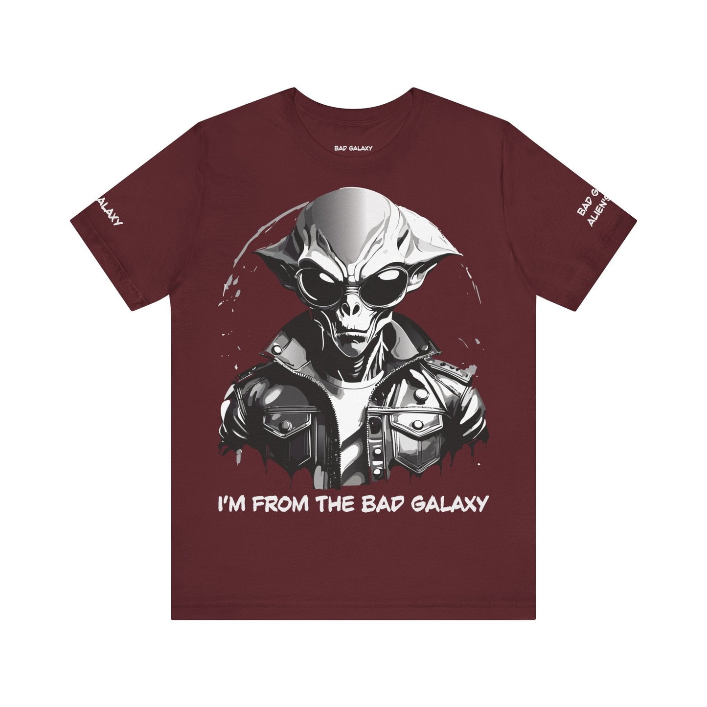 Alien Tee Shirt From Bad Galaxy Made To Order 100 Percent Cotton Lightweight Free Shipping