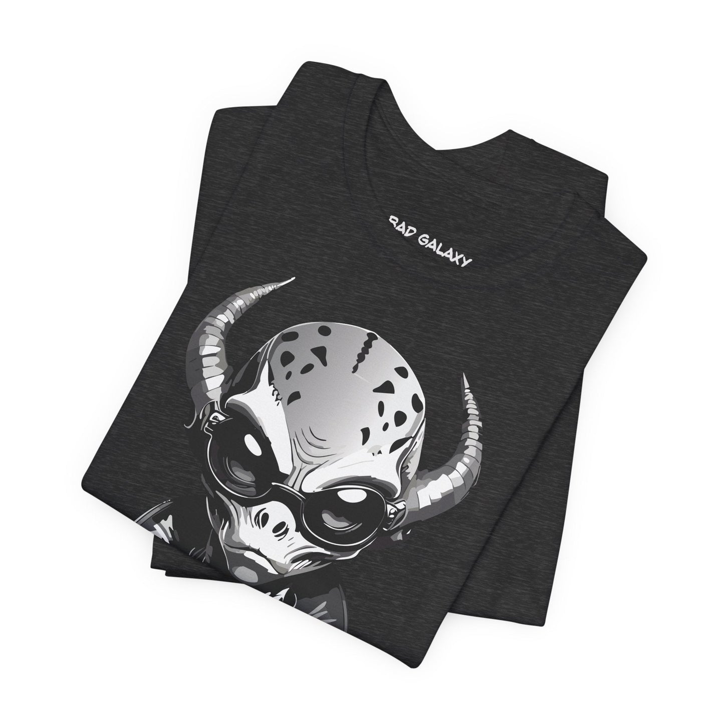 Alien Tee Shirt From Bad Galaxy 100 Percent Cotton Eco Friendly Ink Printed In USA