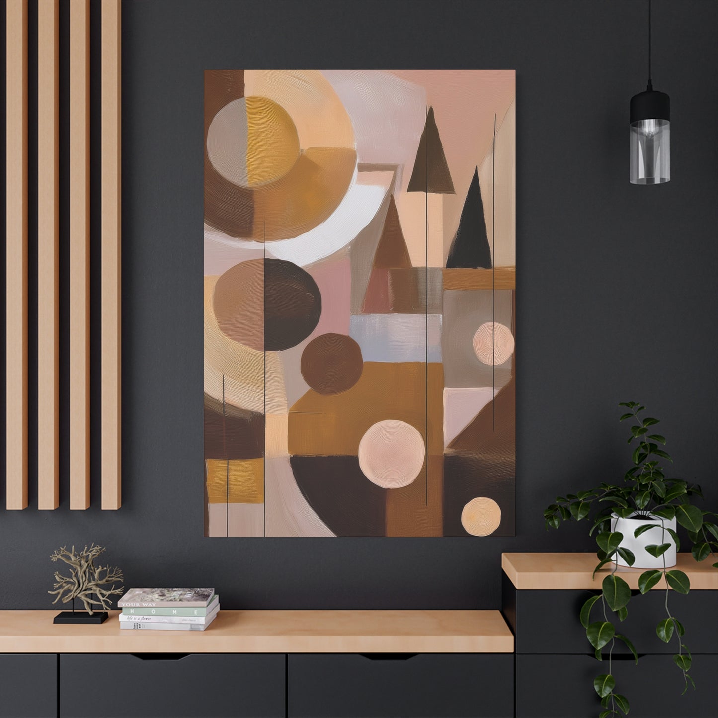 Abstract Geometric Painting Print Canvas 20x24,20x30,24x30 24x32,24x36,30x40 32x48,36x48,40x60 Pine-Wood Inner Frame ABS-51