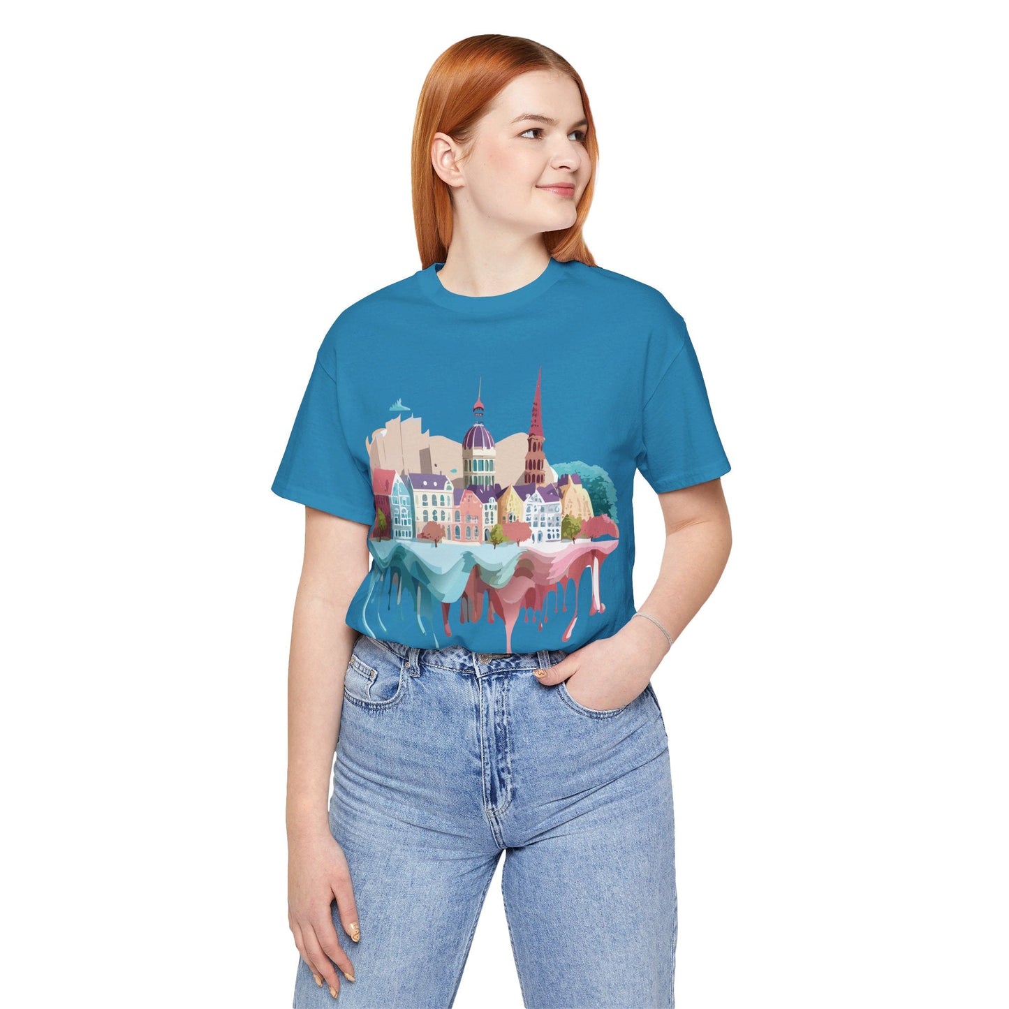 Germany Tourist Shirt Unisex Graphic Tee With Vintage Inspired Adelpha Art Premium Comfort