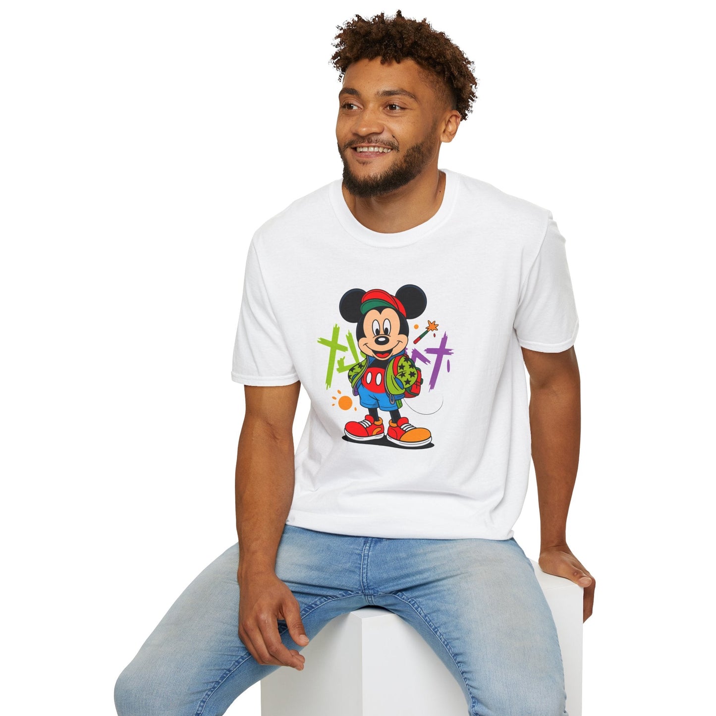 Unisex Cartoon T Shirt With Animation Artwork Funny Animals Tee For Casual Wear Everyday