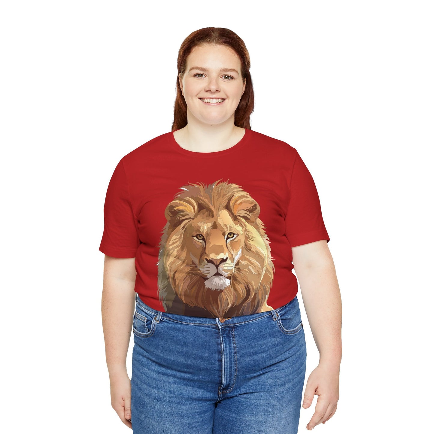 Unisex Animal Art Tee Shirt With Wild Animals Design Gildan 64000 Softstyle Cotton