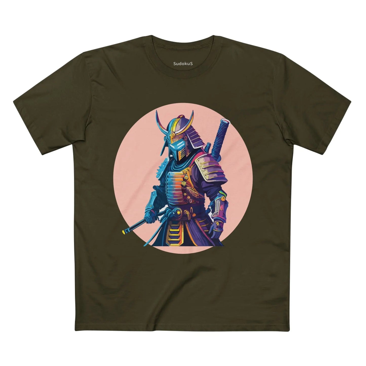 Samurai Graphic Unisex 100 Cotton Staple Tee 16