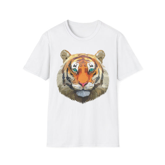 Tiger Shirt Unisex Animal Tee Gildan Softstyle 64000 Cotton Tee