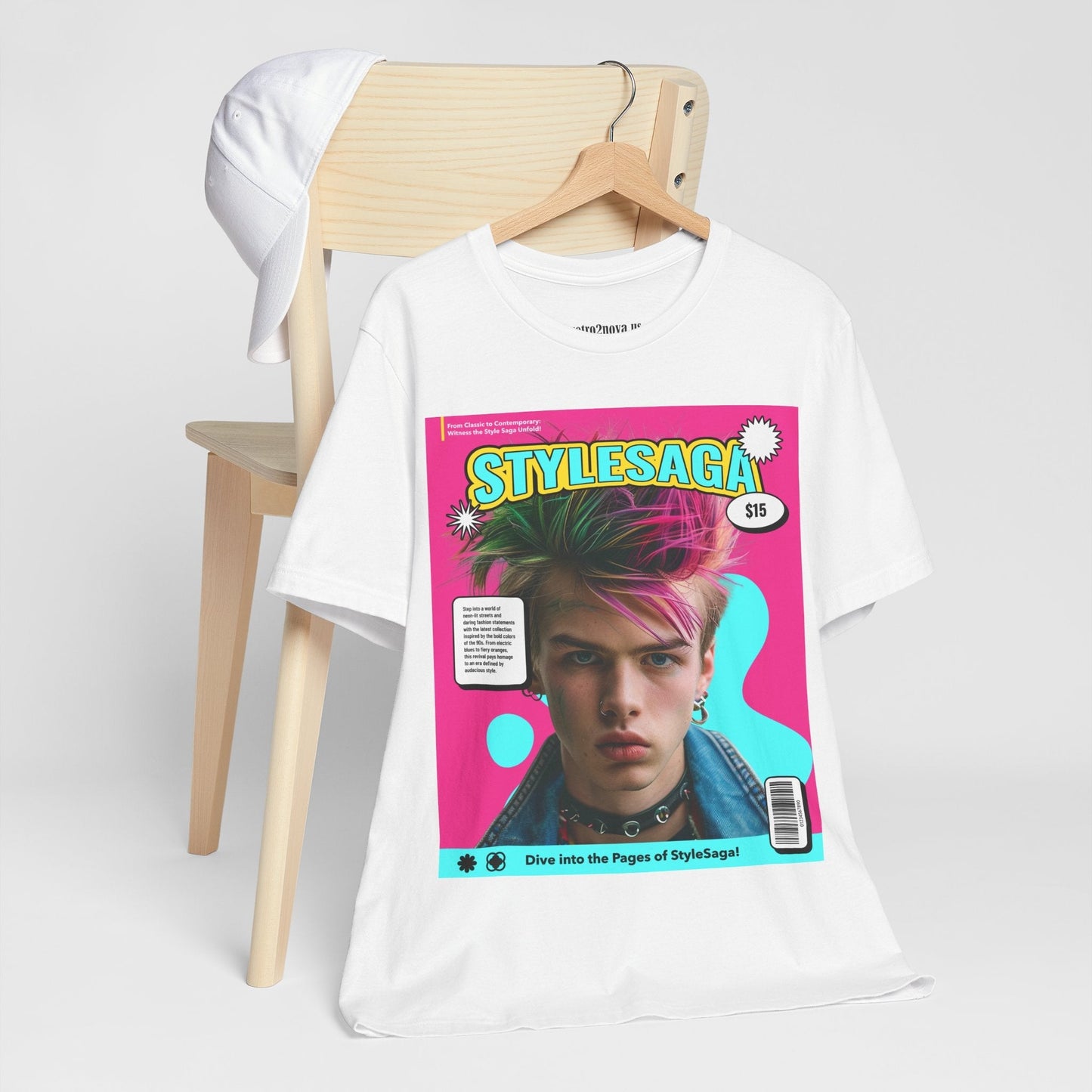 Magazine Cover Shirt Unisex Jersey Short Sleeve Tee Lightweight 4.2 Oz