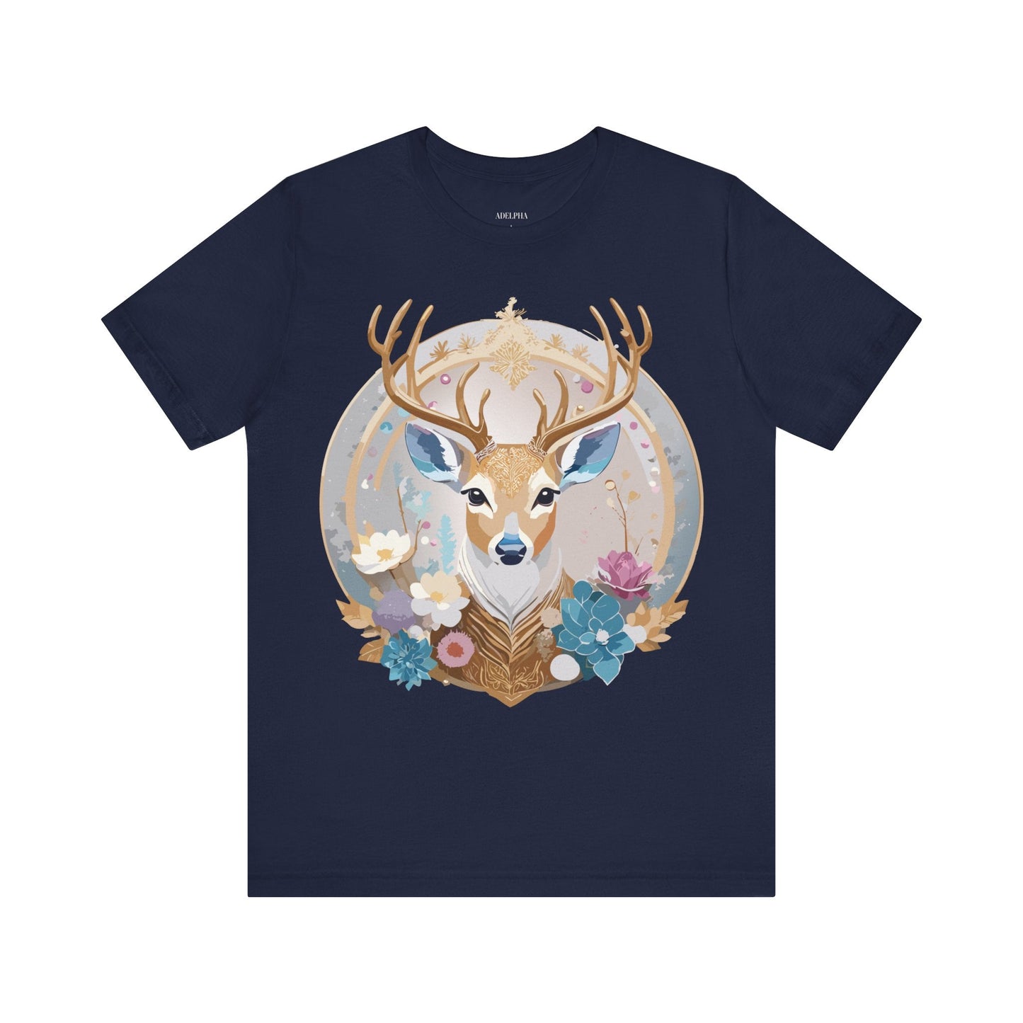 Medallion Graphic Unisex 100 Cotton Vintage Animal Medal Artwork Tee 71