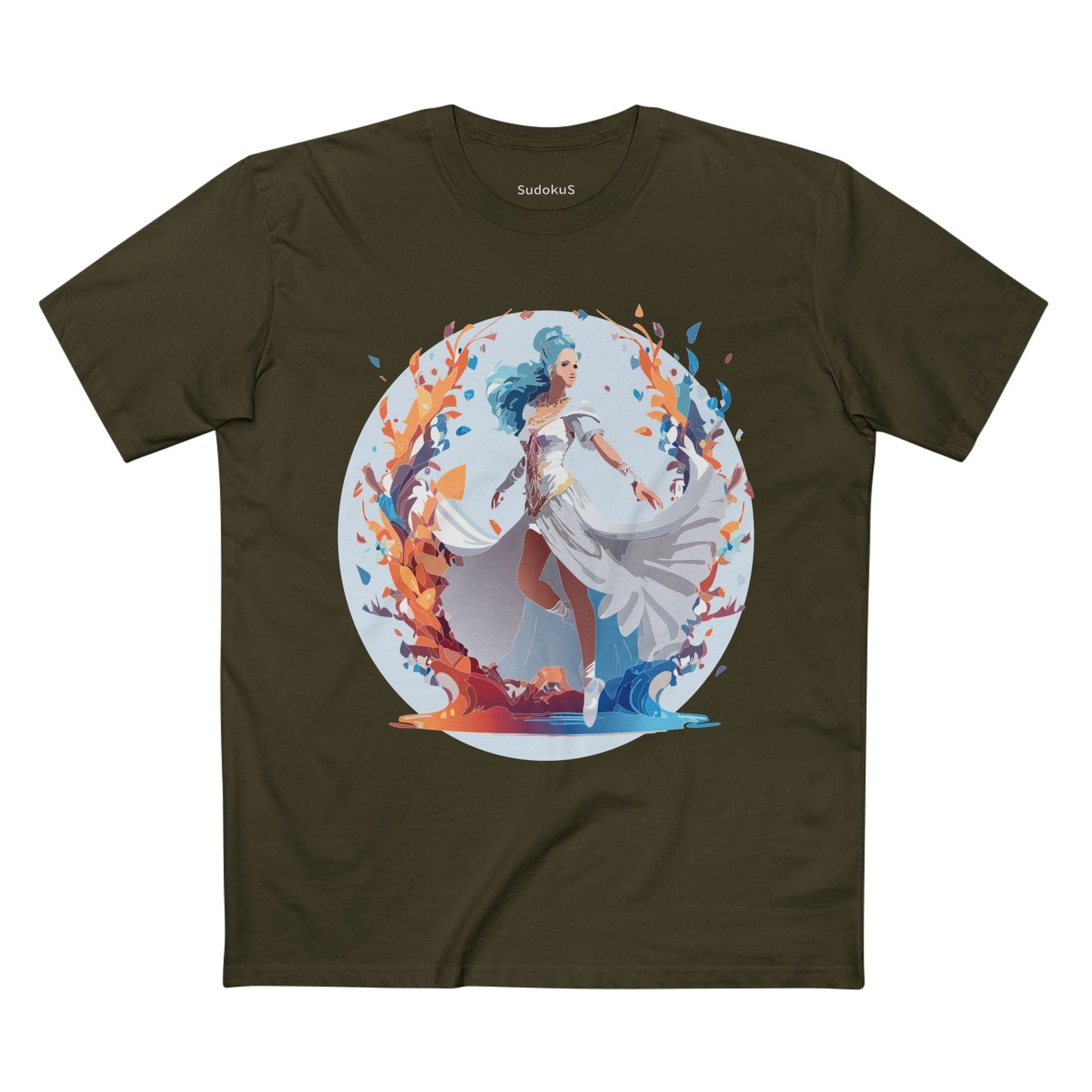 Dancer Graphic Unisex 100 Cotton Staple Tee 16