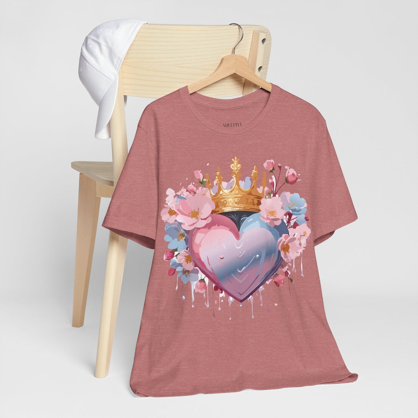Valentine Graphic Tee Unisex Jersey Short Sleeve Adelpha Vintage Inspired Artwork