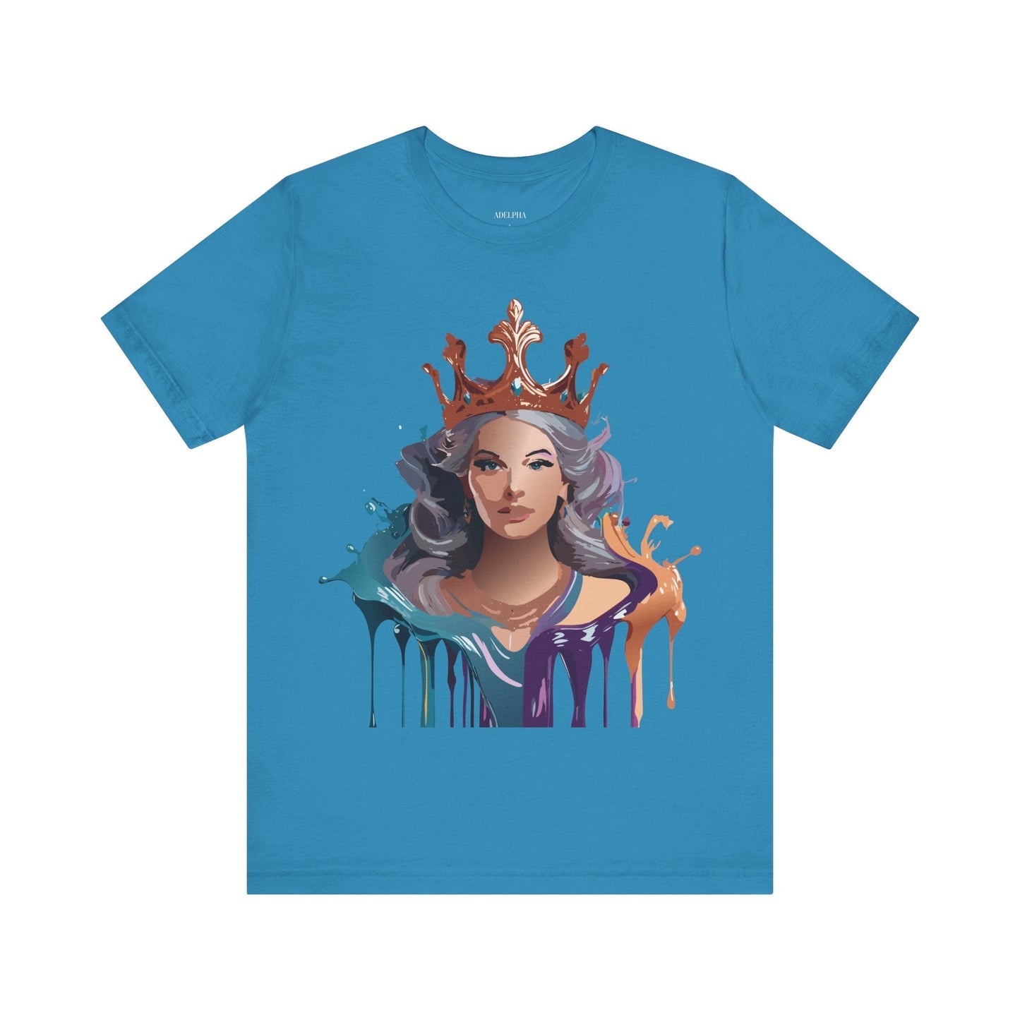 Queen Graphic Tee By Adelpha Art Design Unisex Short Sleeve Vintage Inspired Shirt