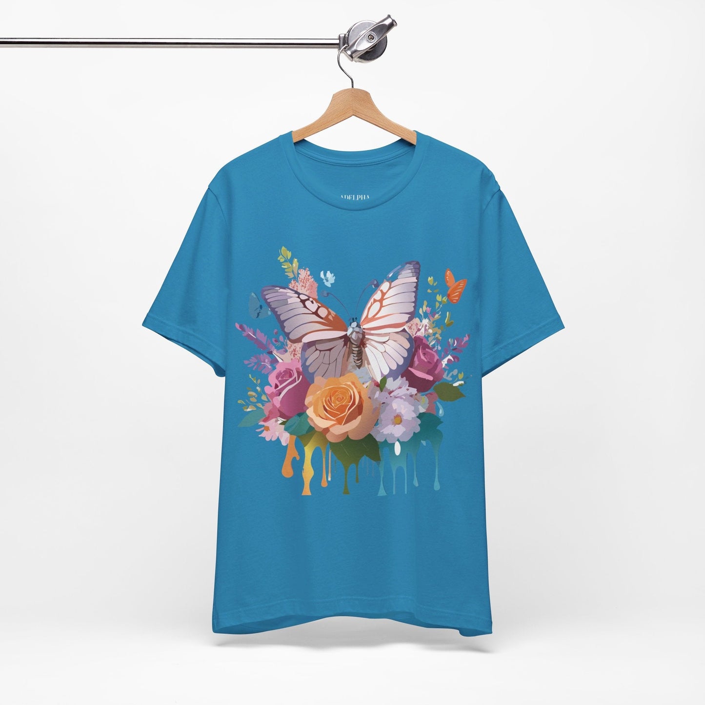Adelpha Butterfly Graphic Tee Art Design Vintage Unisex Short Sleeve Shirt