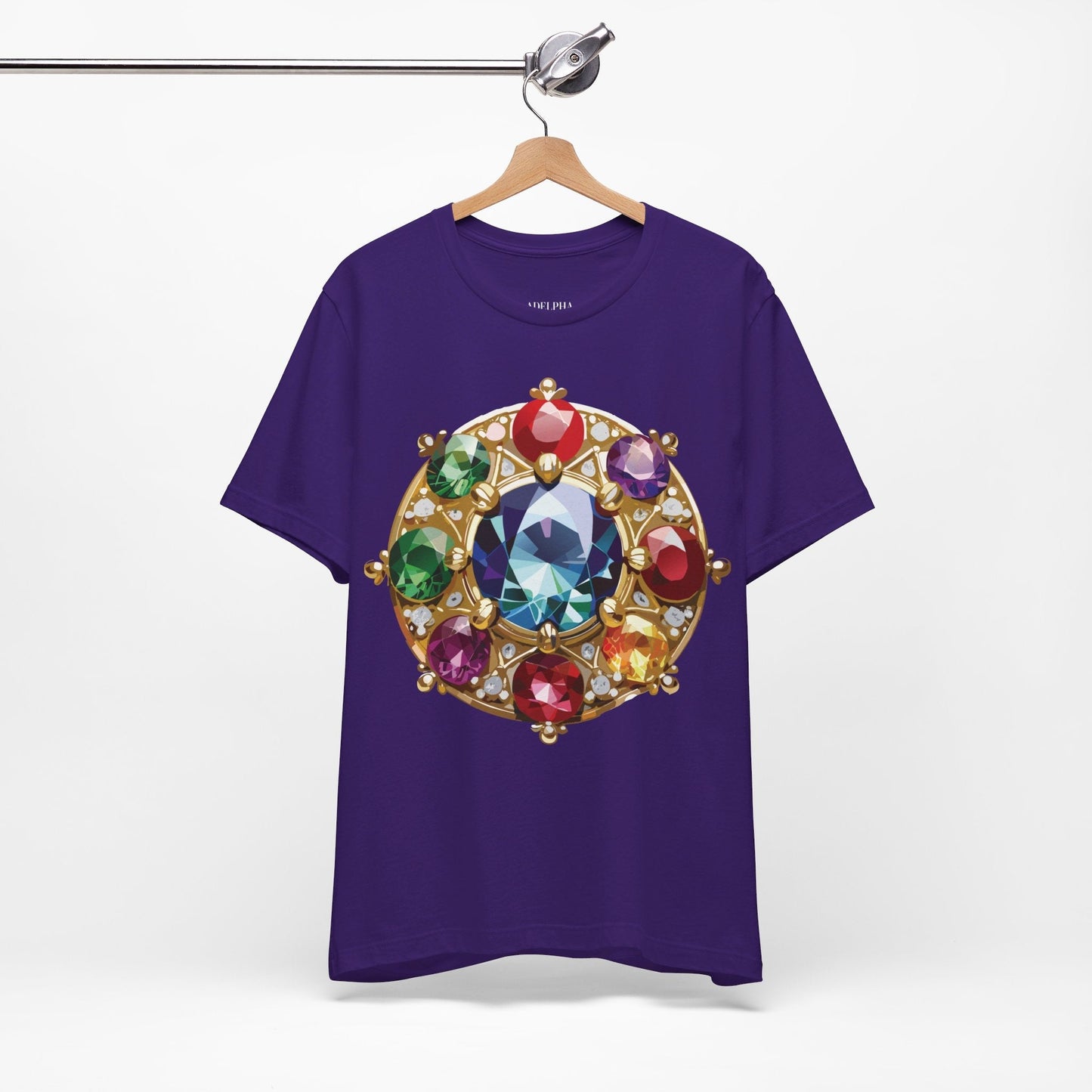 Jewelry Graphic Unisex 100 Cotton Vintage Treasure Art T-Shirt 39