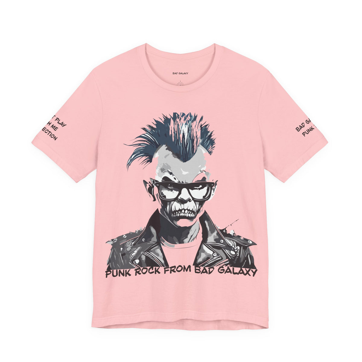 Punk Rock Graphic Unisex Cotton Bella+Canvas Tee with Art Design b32
