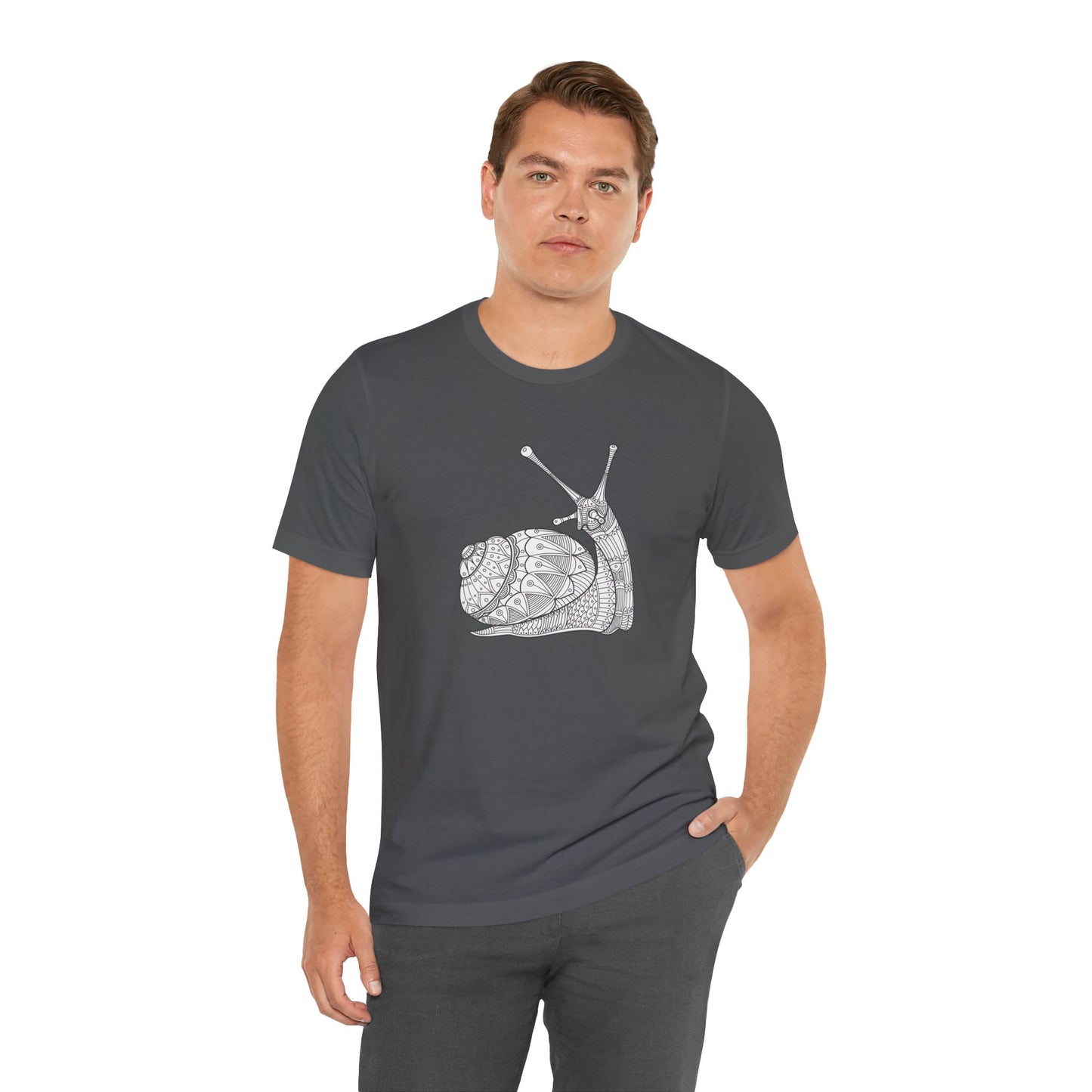 Unisex-T-Shirt mit Tier-Print 