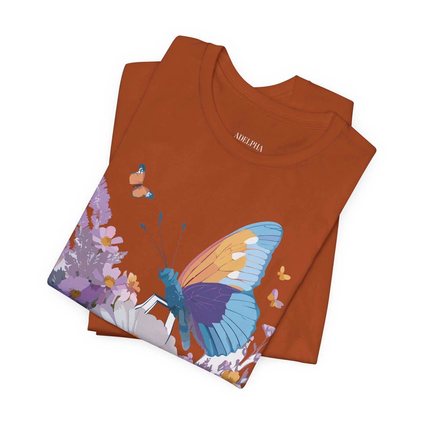 Adelpha Vintage Inspired Graphic Tee Unisex Short Sleeve Shirt