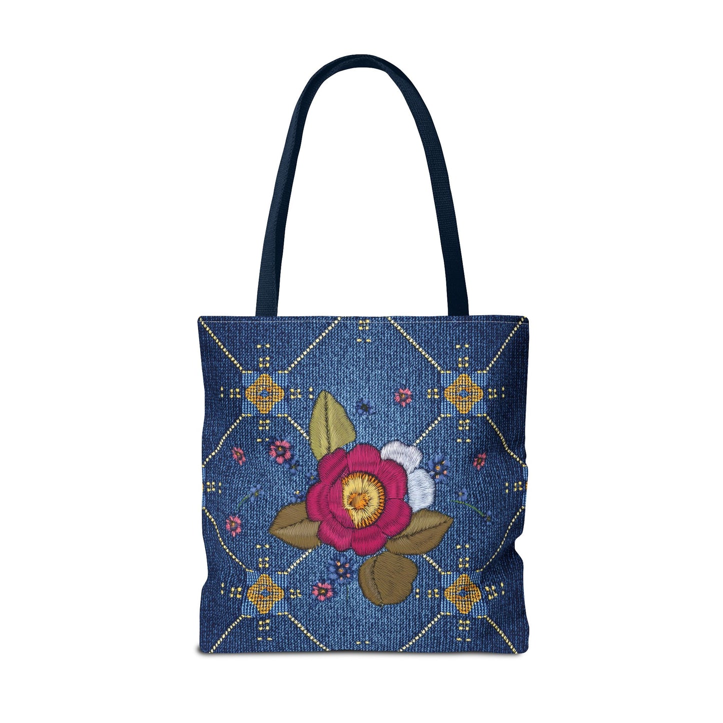 DENIM PRINT CANVAS BAG HIGH-QUALITY 100% SPUN POLY 3 SIZES CANVAS BAG-159-2