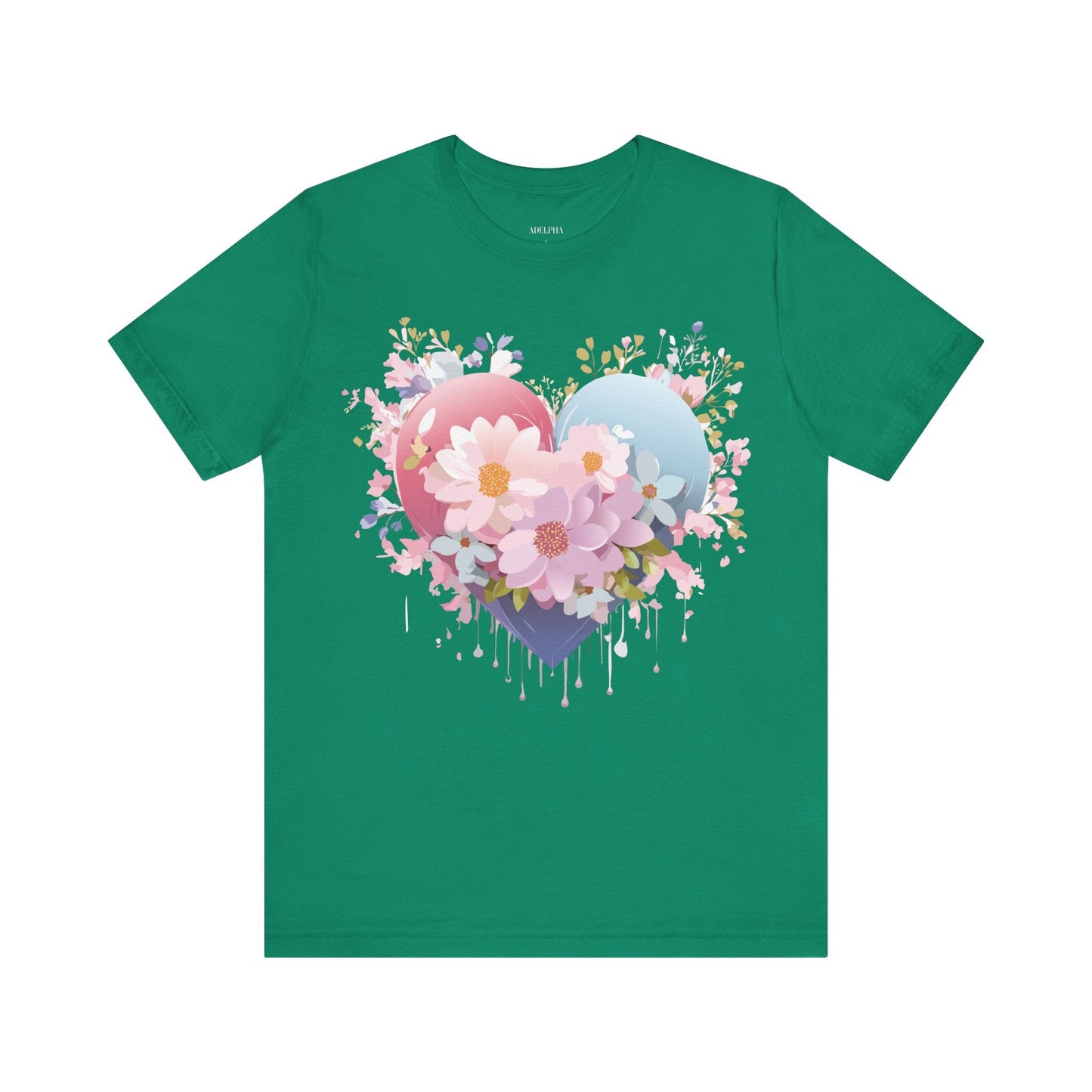 Valentine Graphic Tee Unisex Short Sleeve Vintage Inspired Artwork From Adelpha Premium Design