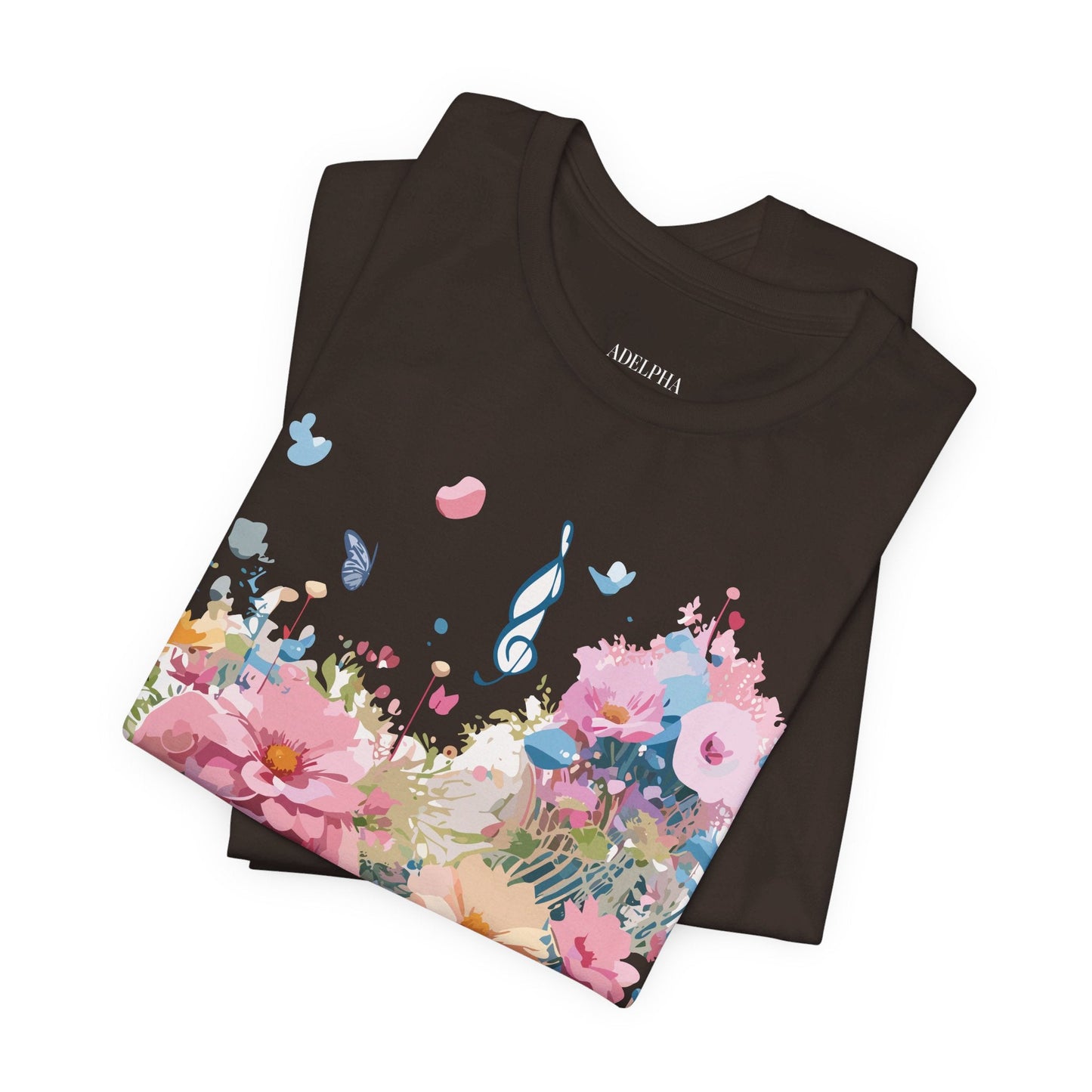 Music Graphic T Shirt Unisex Short Sleeve Jersey Tee Adelpha Vintage Inspired Art