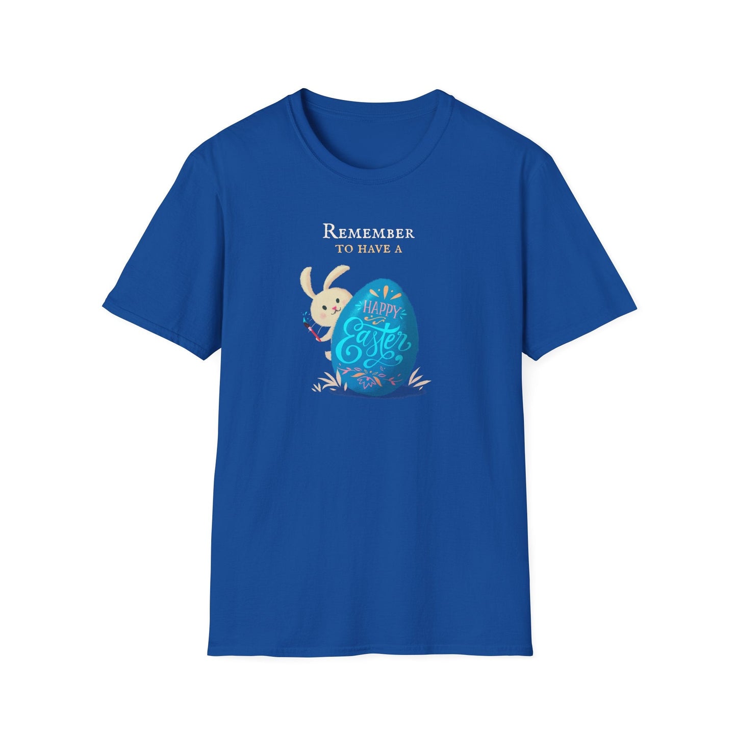 Easter Bunny Egg T Shirt Unisex Softstyle Tee With Easter Signature Prints And Design