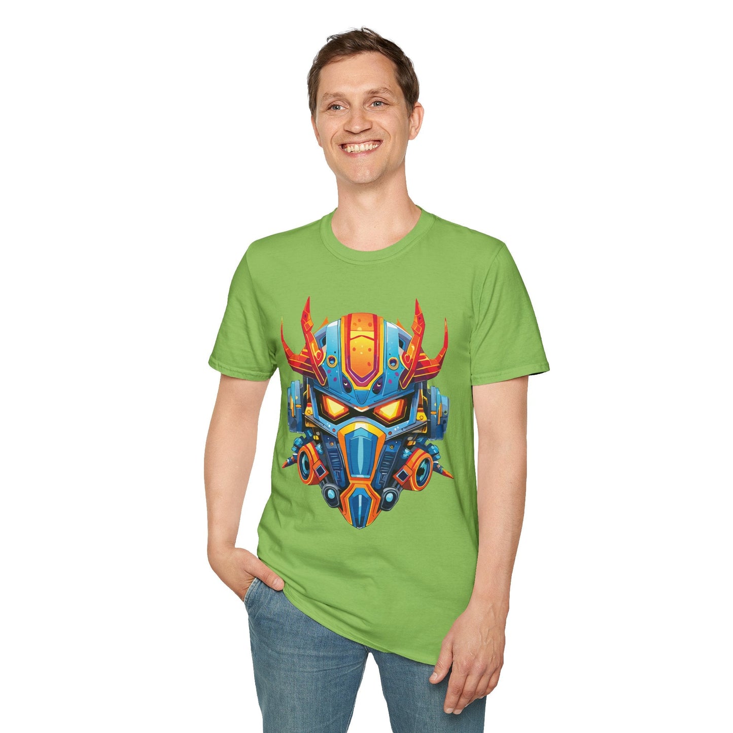 Cyborg Tee Unisex Robot And Terminator Shirt Gildan Softstyle 64000 Ring Spun Cotton