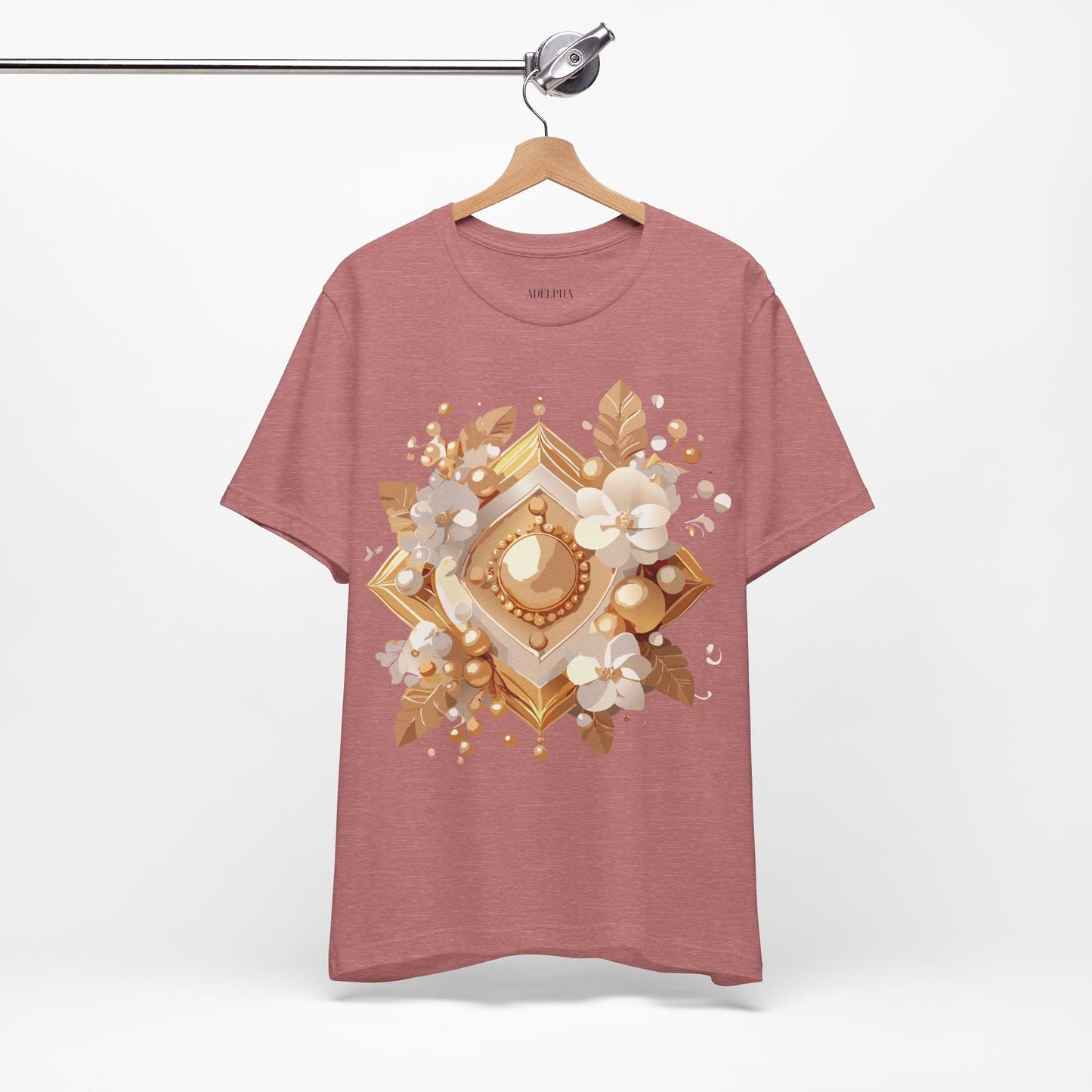 Jewelry Graphic Unisex 100 Cotton Vintage Treasure Art T-Shirt 28