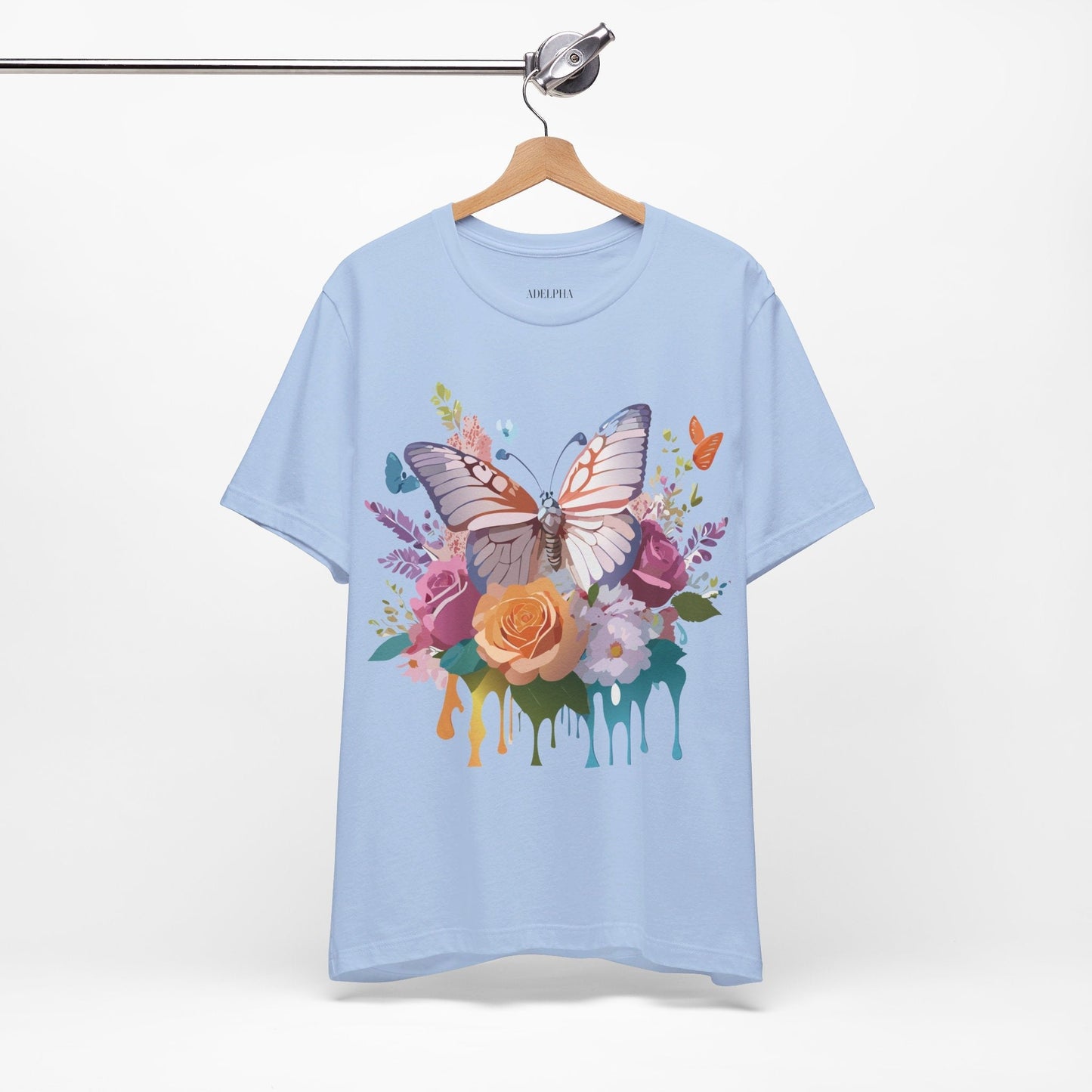 Butterfly Graphic Tee Unisex Jersey Short Sleeve By Adelpha Art Design