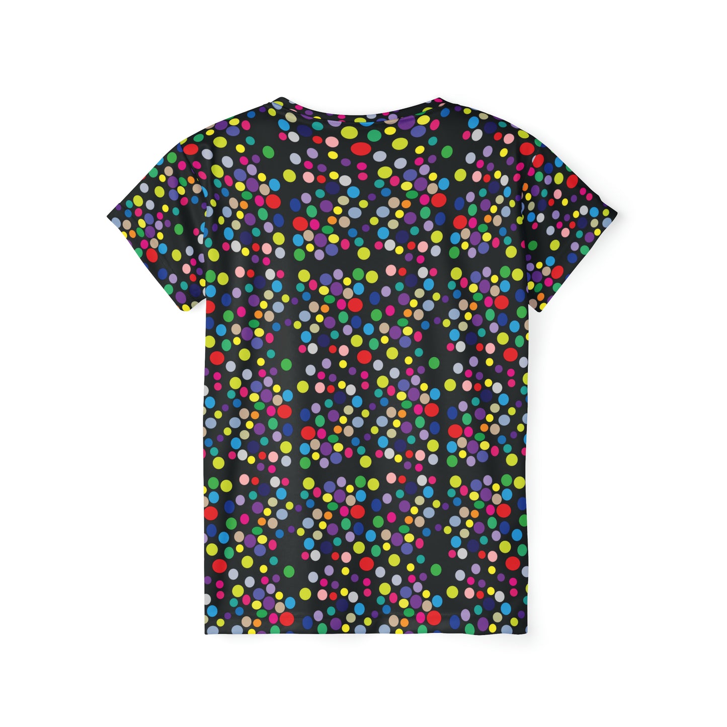 Camiseta de poliéster con estampados abstractos