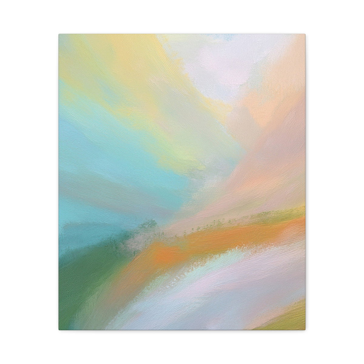 Abstract Pastel Painting Print Canvas 20x24,20x30,24x30 24x32,24x36,30x40 32x48,36x48,40x60 Pine-Wood Inner Frame ABS-94