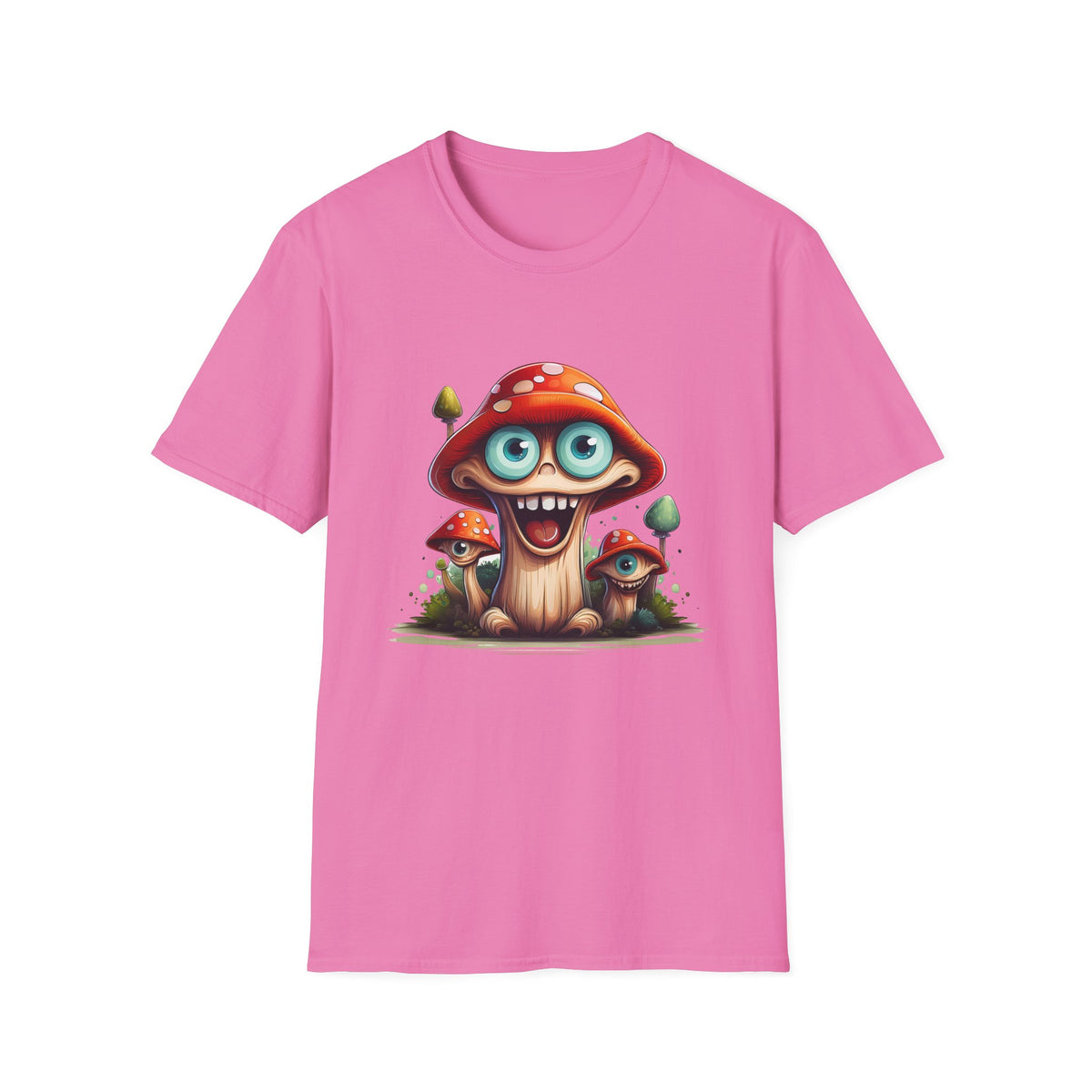 Funny Mashroom Graphic Tee Gildan Unisex 100 Cotton Tee Shirt h25