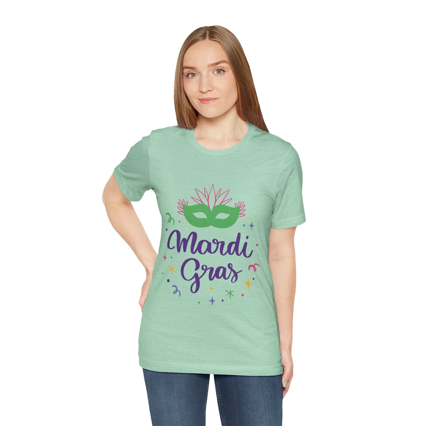 Unisex Cotton Tee Shirt for Mardi Gras