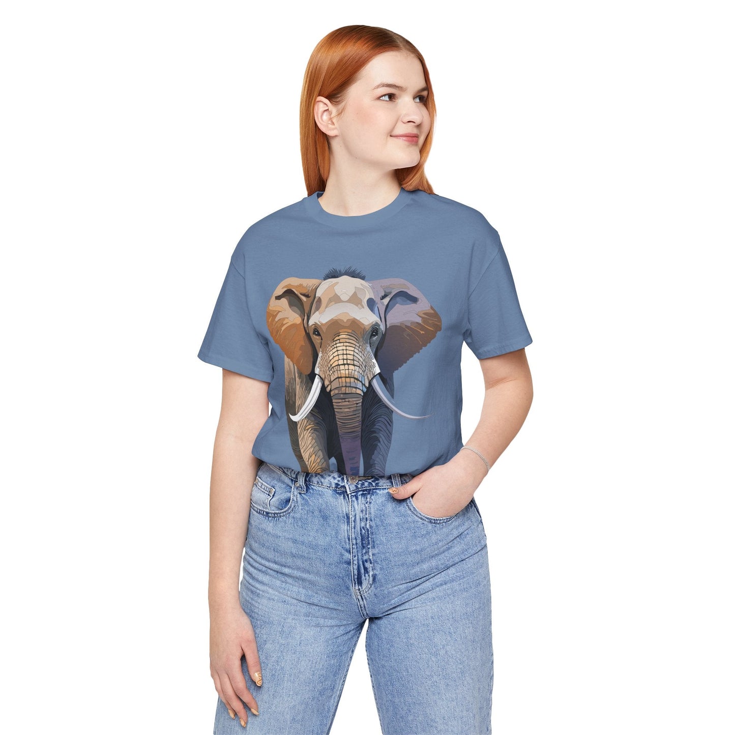 Unisex Animal Art Design Tee Shirt With Wildlife Animals Short Sleeve Everyday Comfort