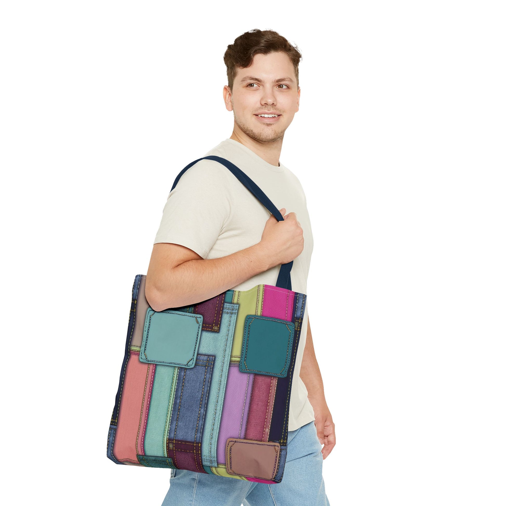 Denim Canvas Bag, Tote Bag Denim - PPU BEST