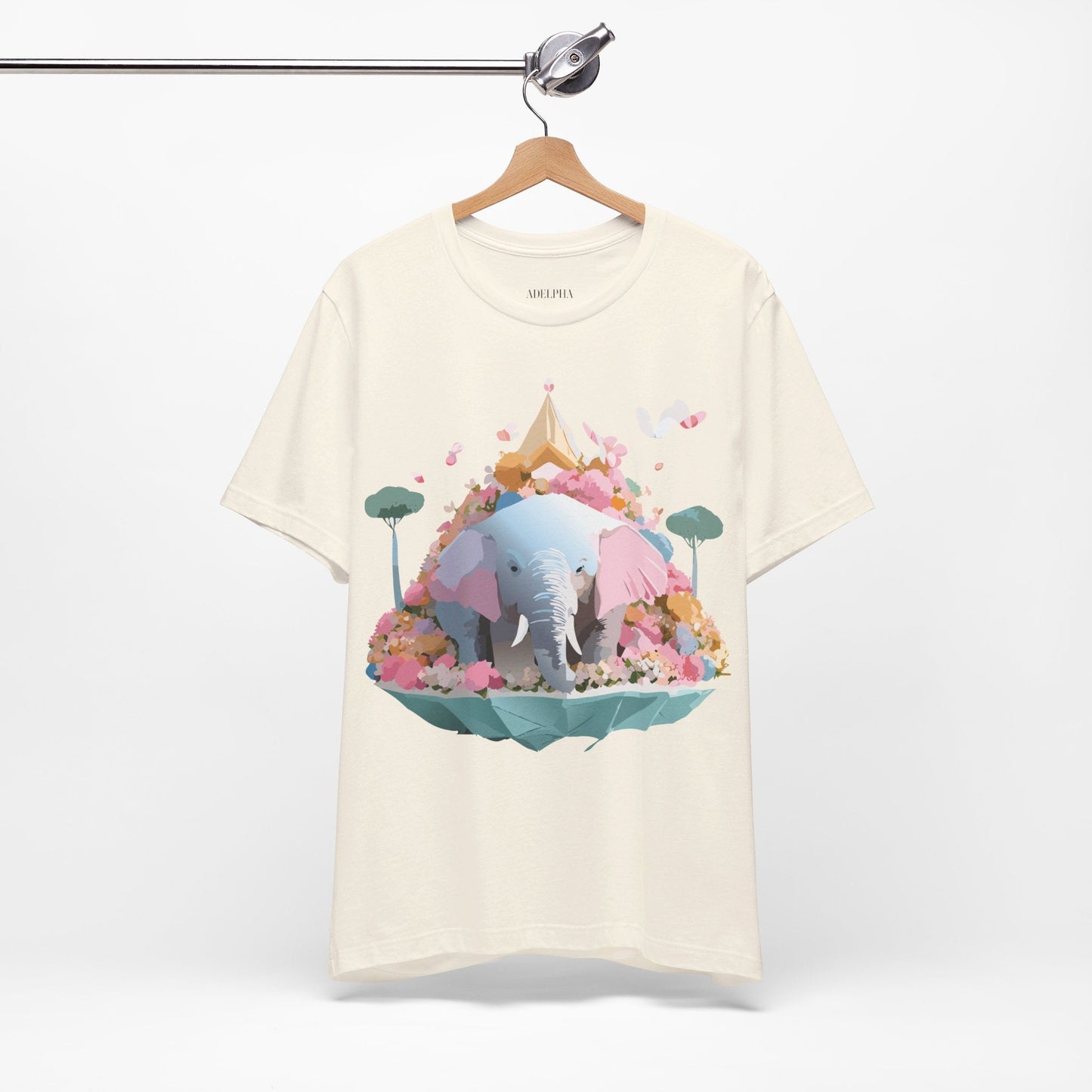 Elephant Graphic Tee Unisex Jersey Short Sleeve Adelpha Vintage Inspired Artwork