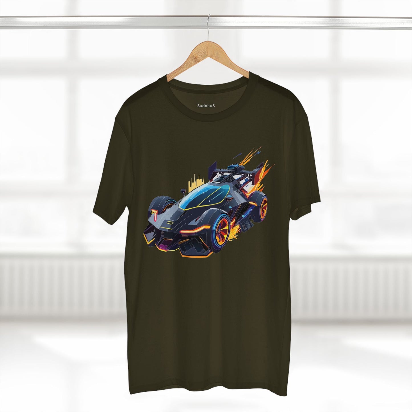 Car Graphic Unisex 100 Cotton Staple Tee 12