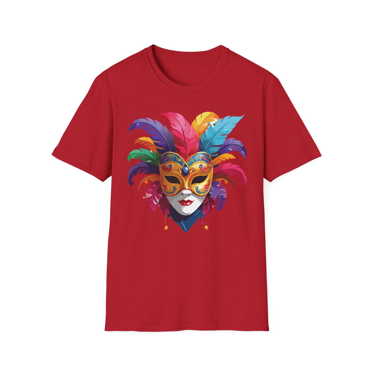 Mask Masquerade Carnival Graphic Tee Gildan Unisex 100 Cotton Tee Shirt m34