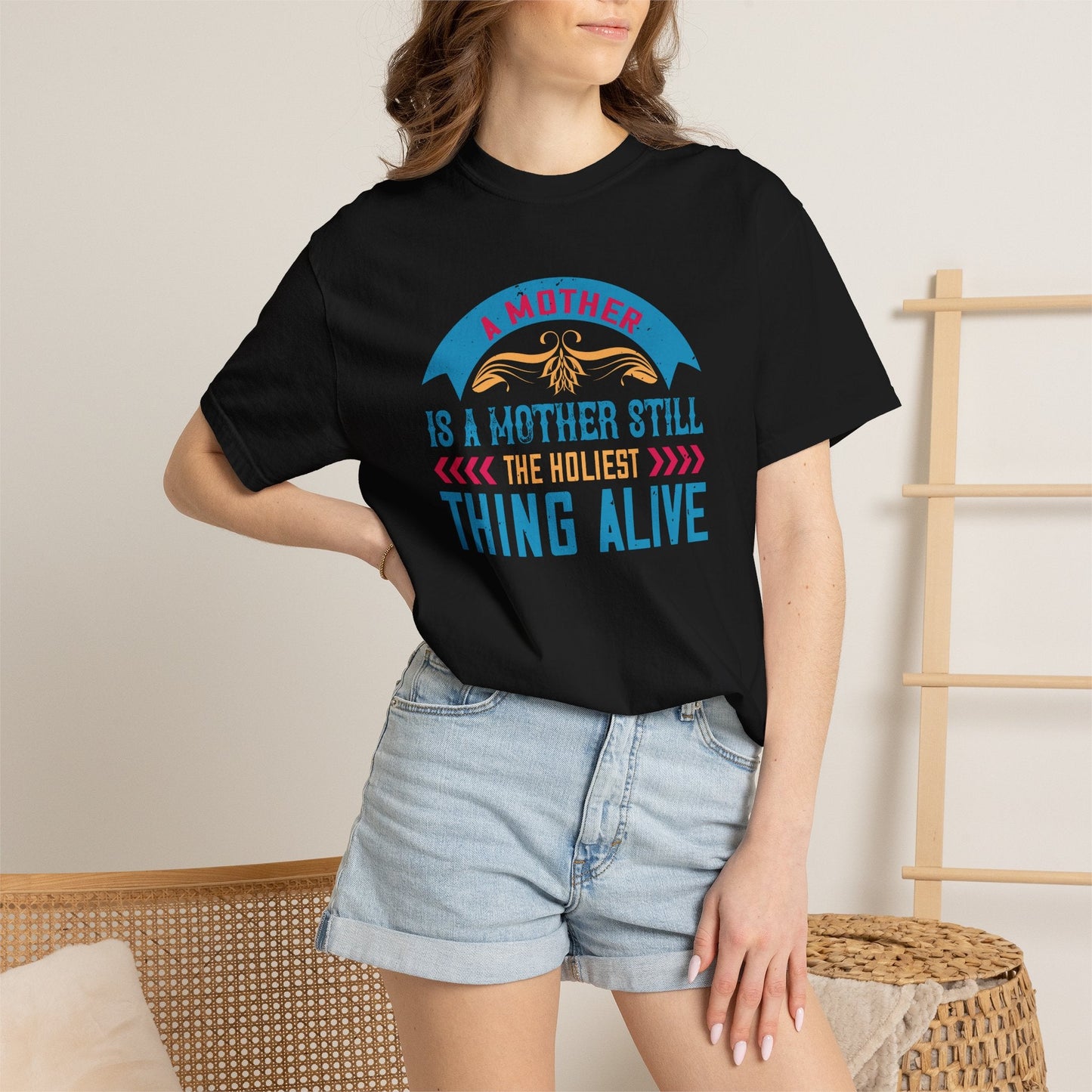 Mom T-shirt Mother Day Mama Tee Unisex Comfort Colors Garment-Dyed Cotton h52