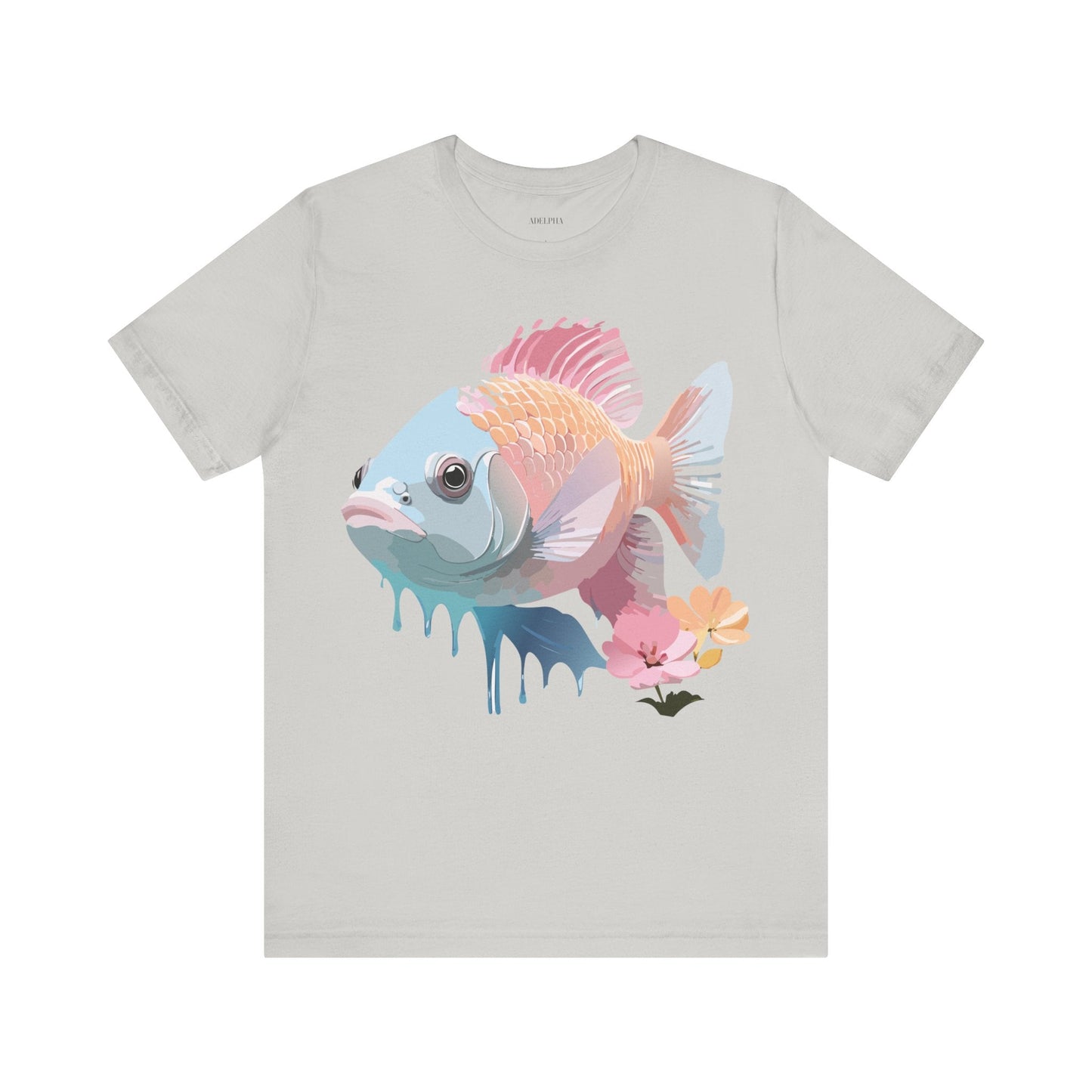 Fish Graphic Unisex 100 Cotton Vintage Artwork Tee 1