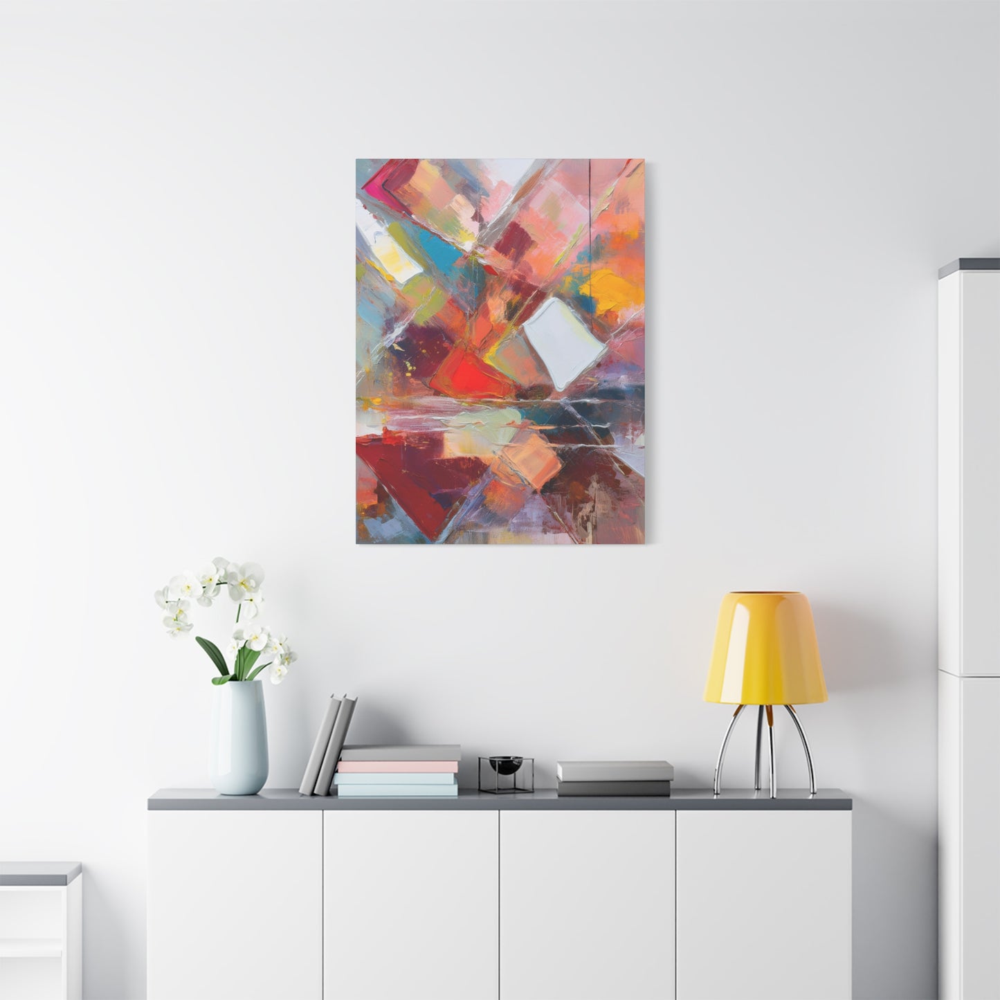 Abstract Oil Painting Print Canvas 20x24,20x30,24x30 24x32,24x36,30x40 32x48,36x48,40x60 Pine-Wood Inner Frame ABS-180