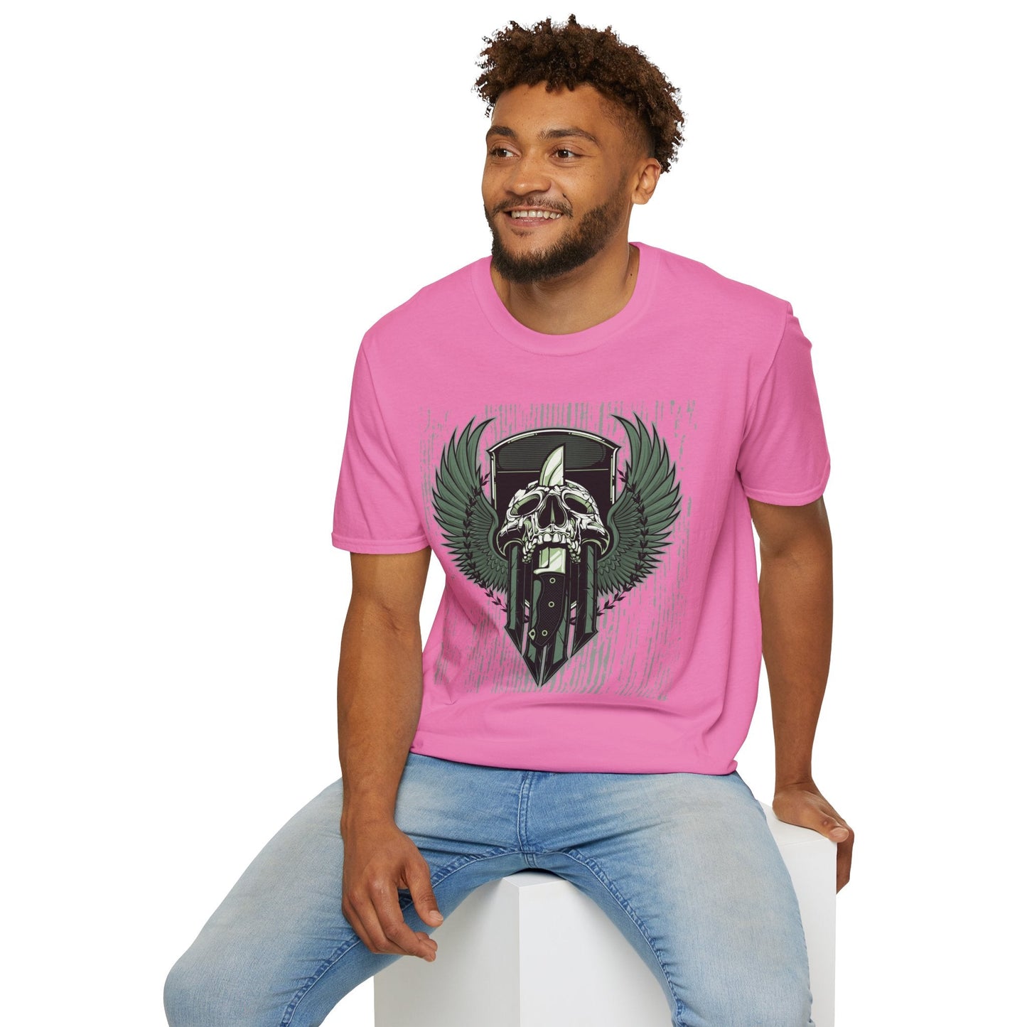Art Graphic T Shirt Unisex Softstyle Gildan 64000 Cotton Tee With Graphic Design