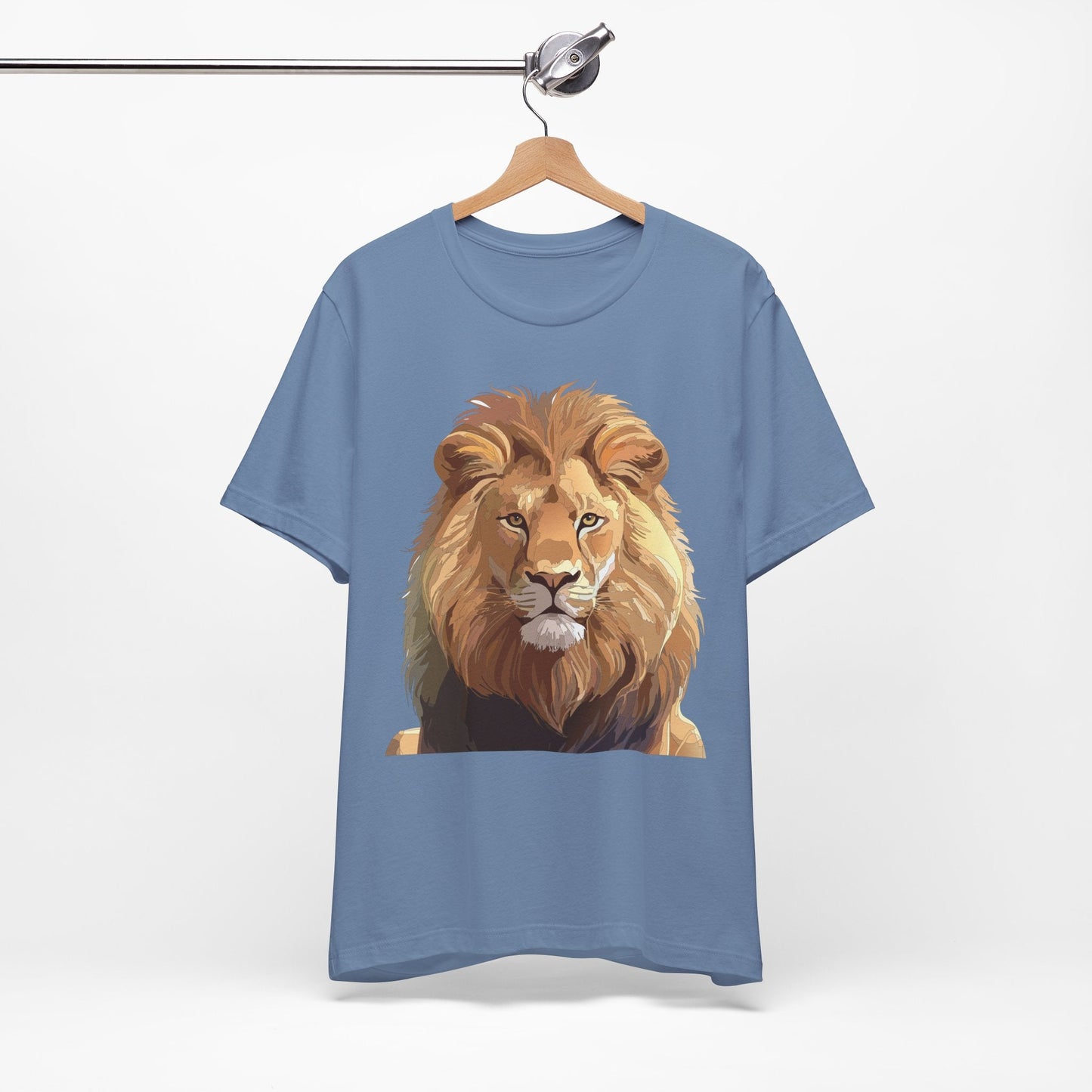 Unisex Animal Art Tee Shirt With Wild Animals Design Gildan 64000 Softstyle Cotton