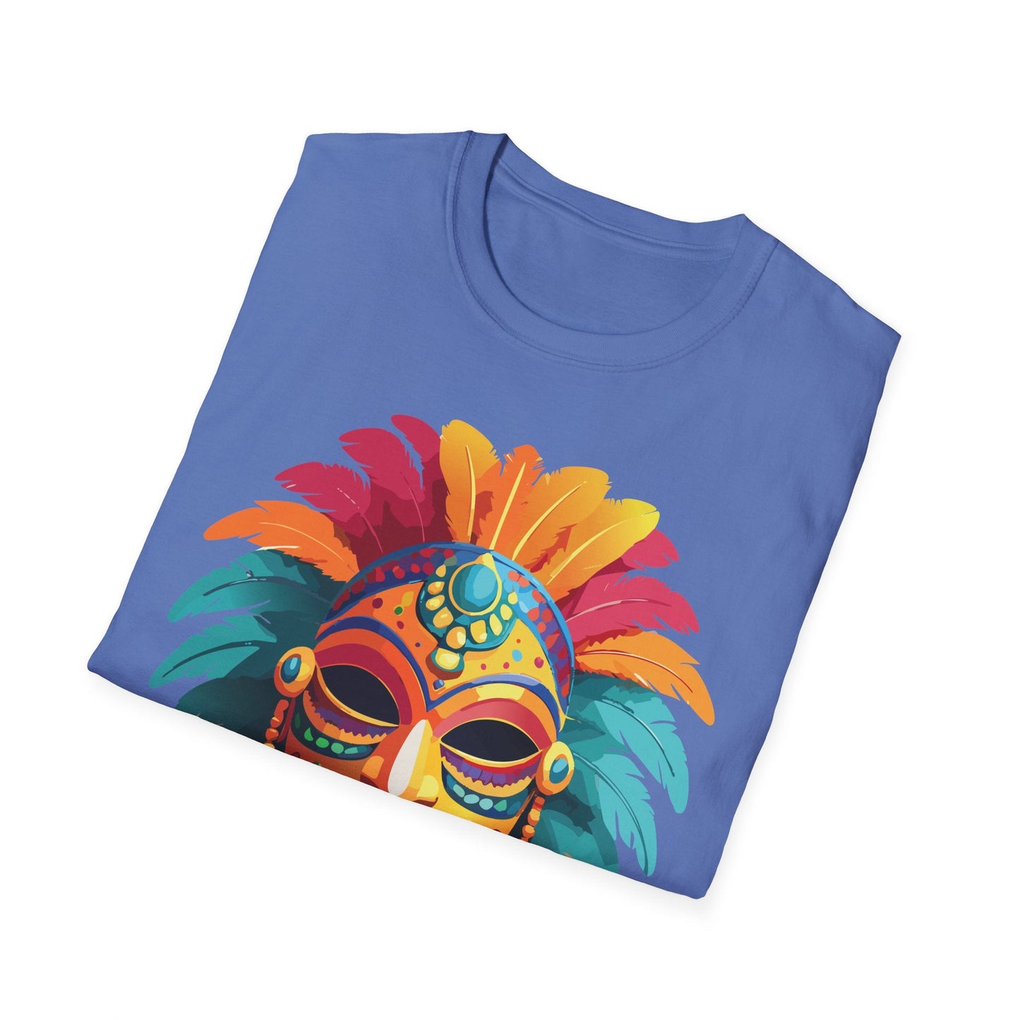 Mask Graphic Unisex Cotton Masquerade Design Artwork Tee 5
