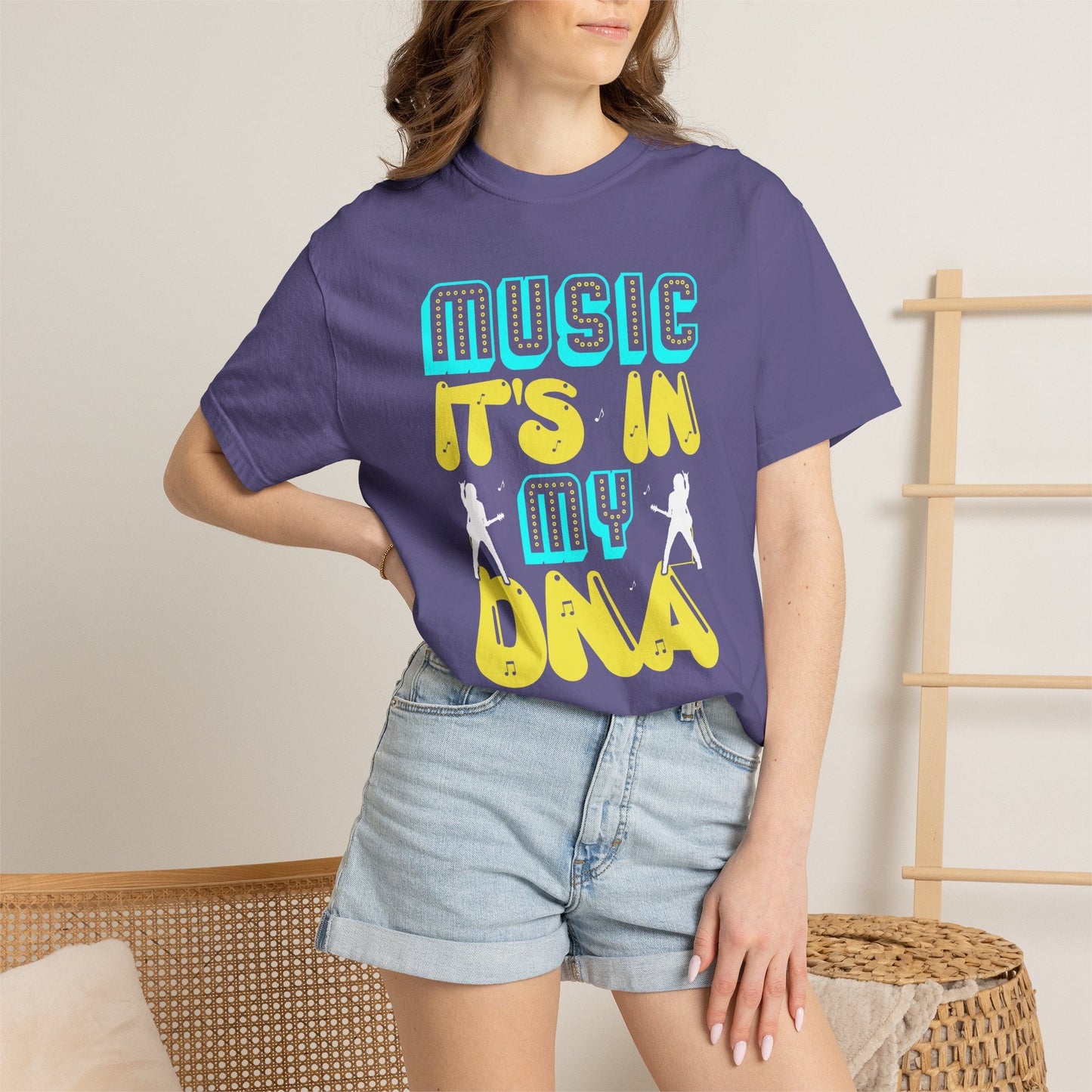 Music Graphic Design Unisex Cotton T-shirt 074
