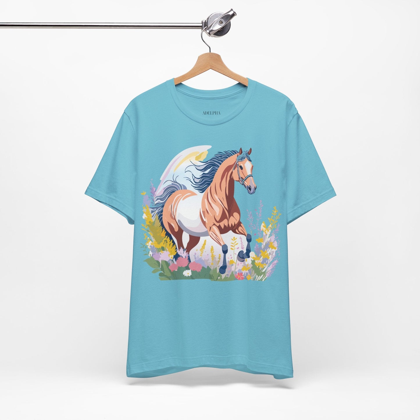Horse Graphic Unisex 100 Cotton Vintage Animal Art T-Shirt 5
