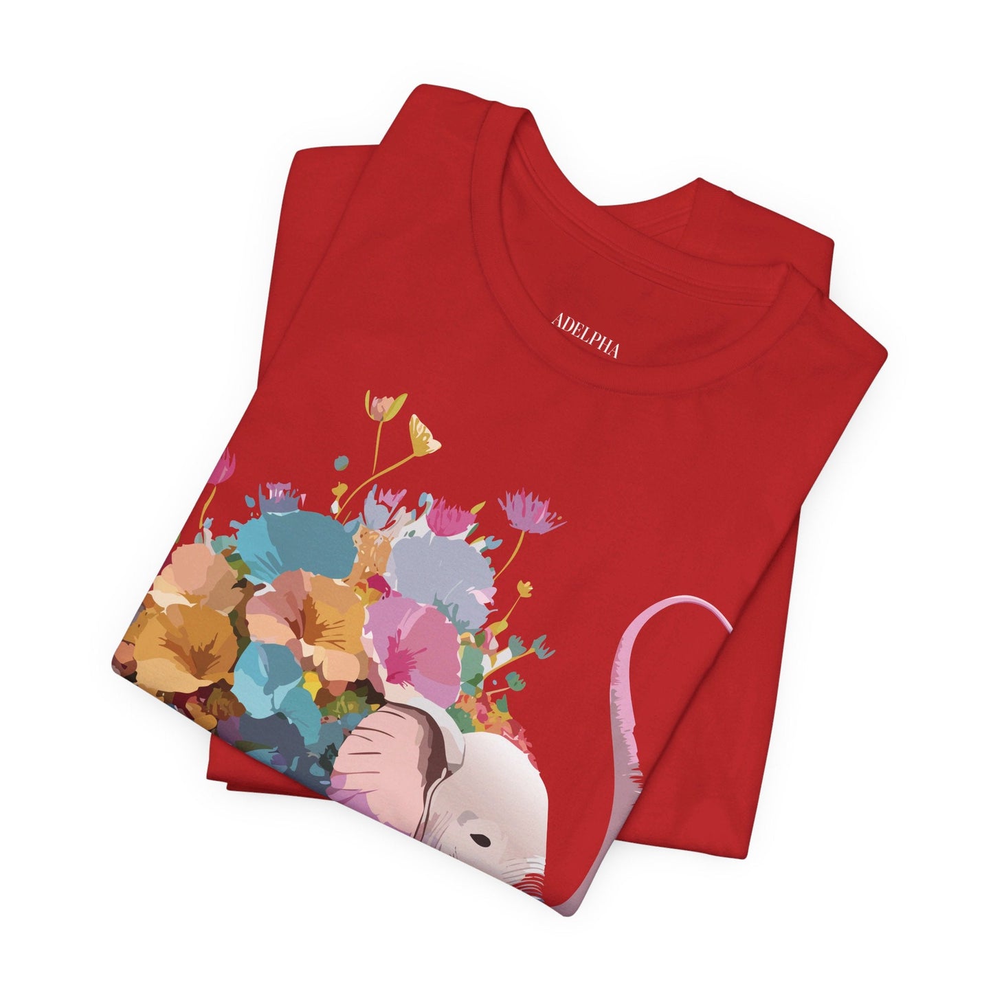 Elephant Graphic Unisex 100 Cotton Jersey Vintage Art Design Tee 12