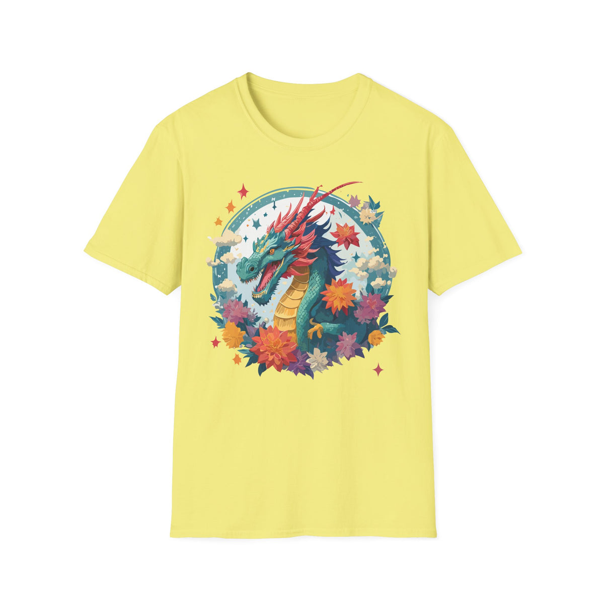 Dragon Graphic Tee Gildan Unisex 100 Cotton Tee Shirt with Animal a41